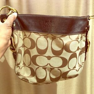 Authentic Signature Coach Bucket Bag